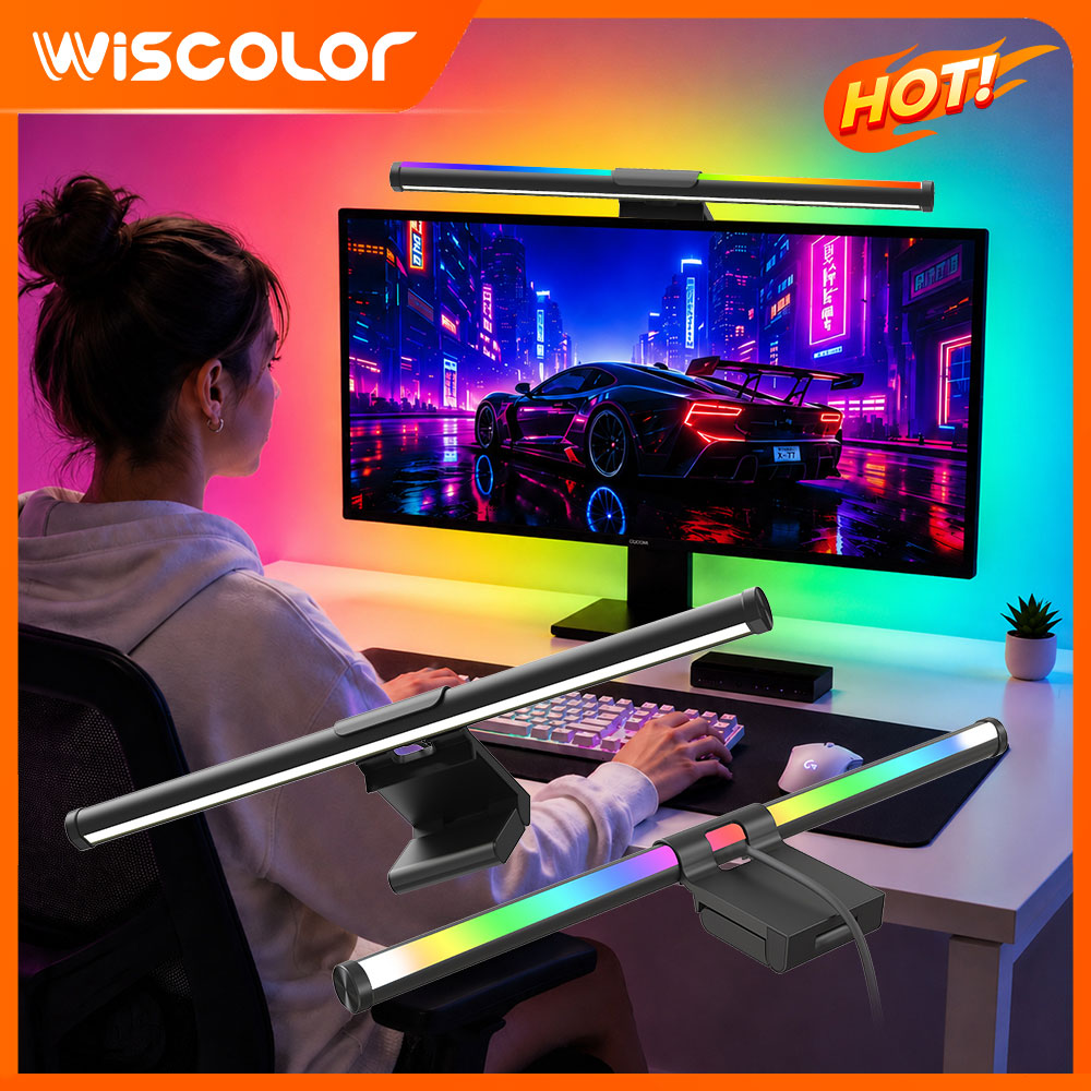 Setup Desk Monitor - Barra de Luz WiFi para Monitor,