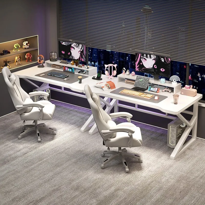 Desk Setup L Shaped - Escritorio de Computadora para Dos Personas,