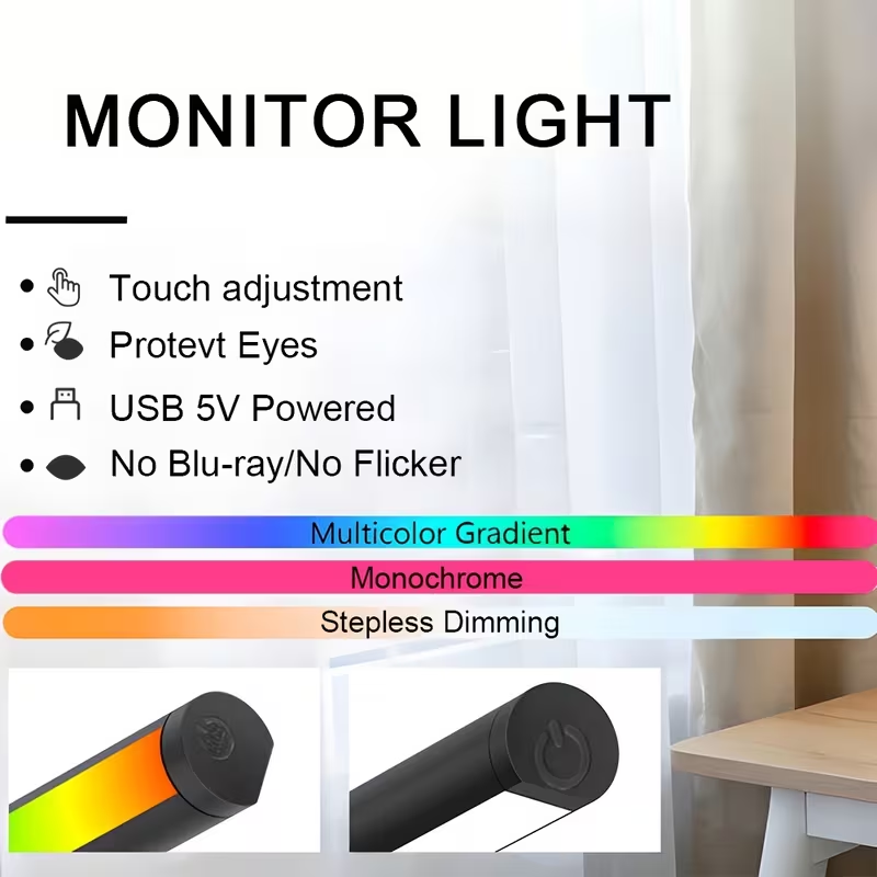 Barra de Luz LED para Monitor  - Desk Setup Lamp reseña y precio