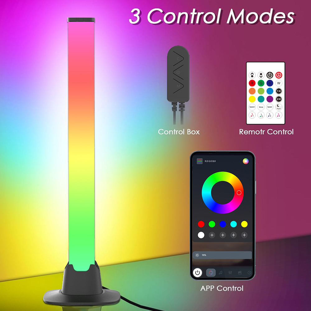 Barra de luces LED RGB para es - Desk Setup With Tv reseña y precio