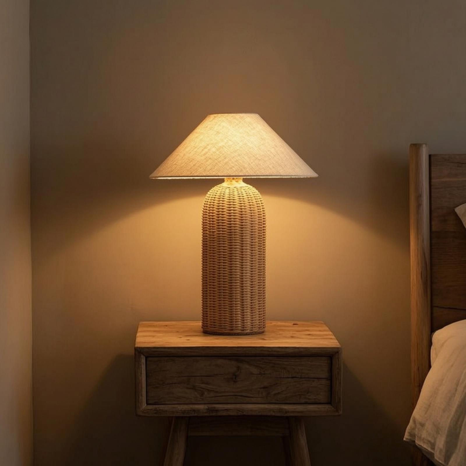 Lámpara de Noche con Base de R - Desk Setup Lamp reseña y precio
