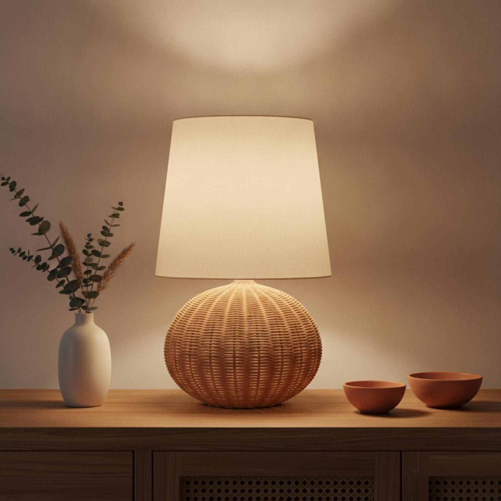 Lámpara de Noche con Base de R - Desk Setup Lamp reseña y precio