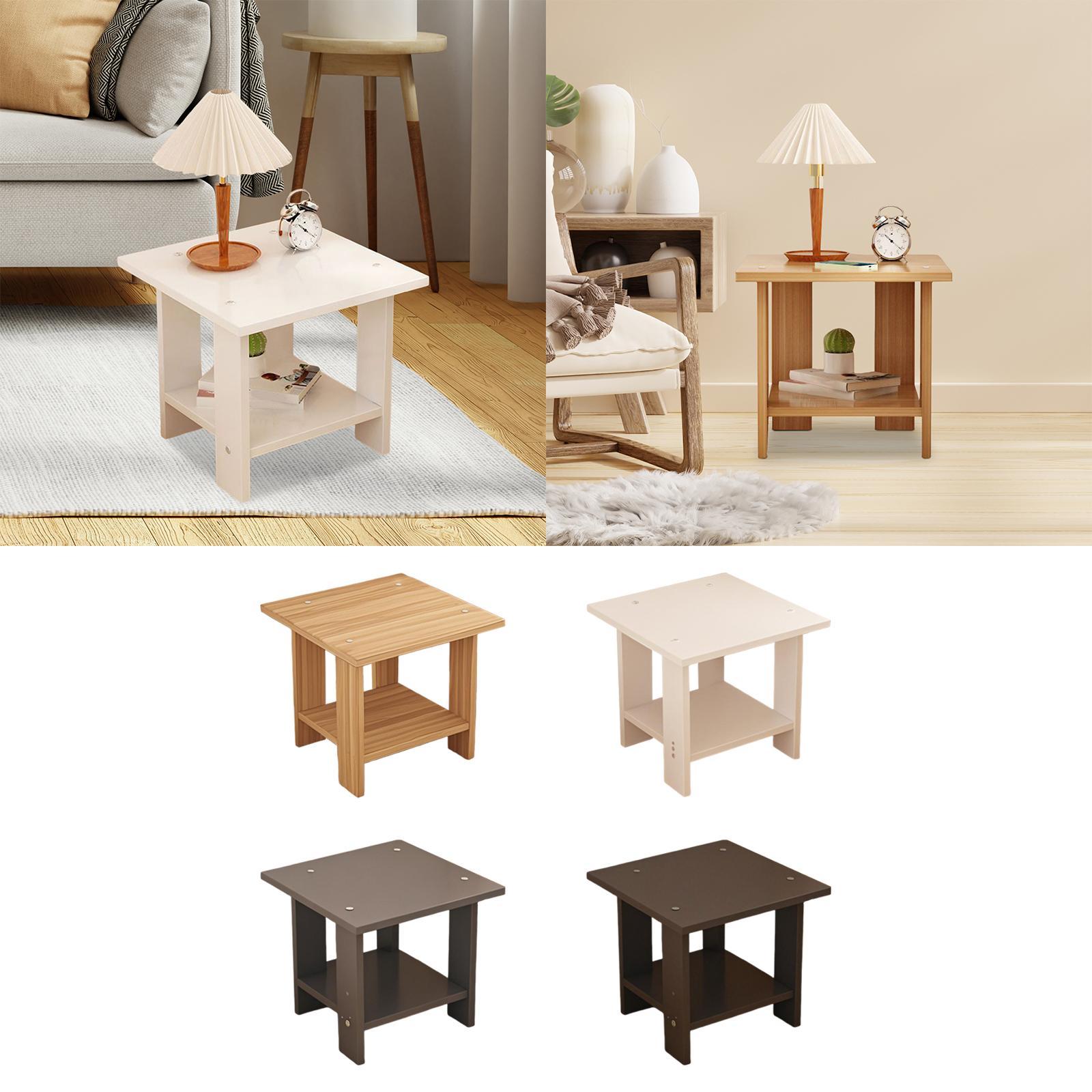 Mesa auxiliar de madera de dob - Desk Setup Minimalist reseña y precio